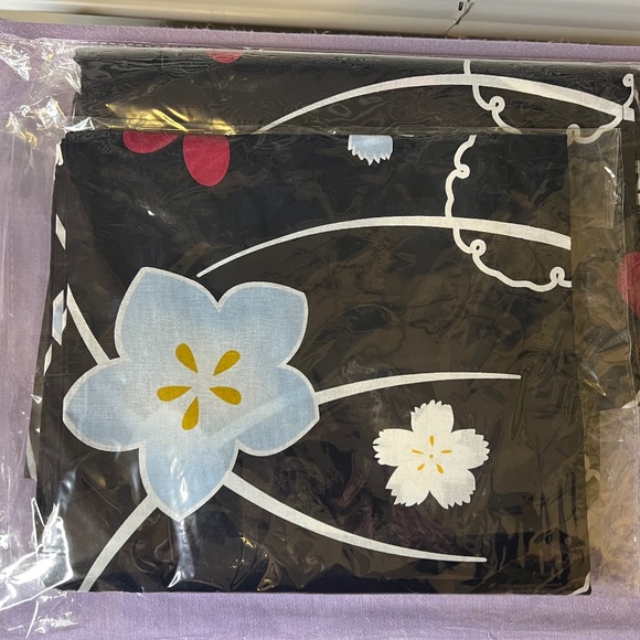 NEW JAPANESE YUKATA&OBI SET FOR GIRL OR SHORT WOMAN   KIMONO - Picture 2 of 3